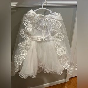 Baby Girl White Dress | Christening | Baptism | Flower Girl